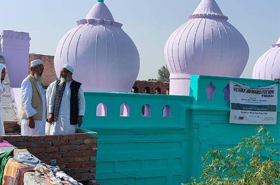 میوات فساد:مسجد قریشیان اور مسجد گاندھی چوک ہوڈل کی مرمت کے بعد افتتاح