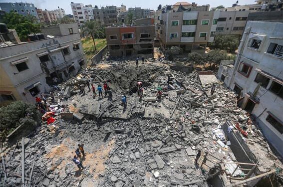 فلسطین میں مشن قتل عام جاری ہے ۔