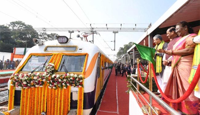 صدرجمہوریہ نےاڈیشہ کے قبا ئیلی ضلع میں ٹرین خدمات کا آغاز کیا