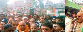 یوپی جوڑو یاترا کا مرادآباد آمد پر زبردست استقبال