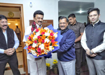 کجریوال اور وزیر اعلی اسٹالن کی ملاقات