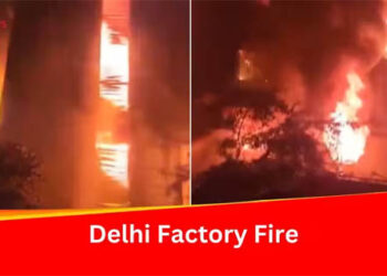 دہلی میں زبردست آتشزدگی، 25 فائر ٹینڈرس نے آگ بجھائیں