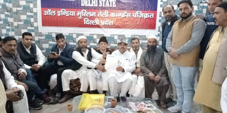 شیر خان ملک متفقہ طور سے تیلی سماج ریاستی صدر نامزد