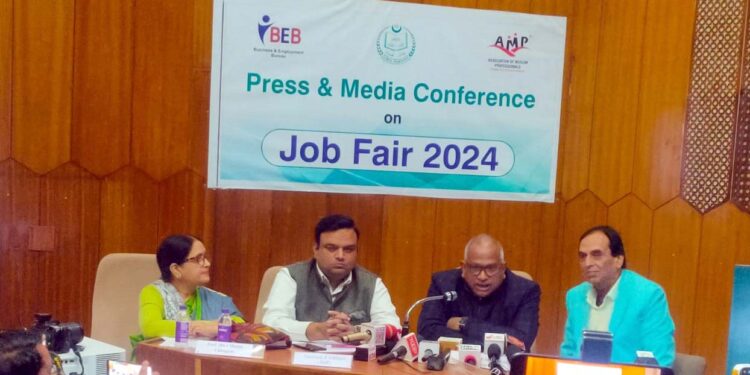 جامعہ ہمدردمیںمیگاجاب فیئرمنعقدکرنے کااعلان