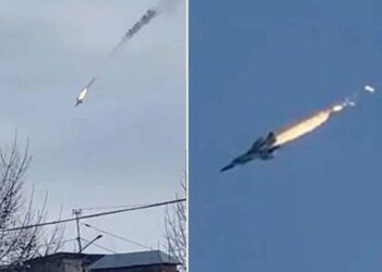 روس کا جنگی طیارہ سمندر میں گر کر تباہ