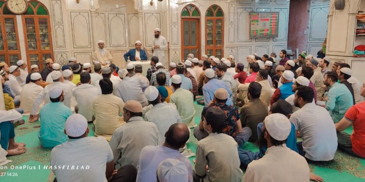 ایک مینار جامع مسجد للیتاپارک میں محفل قرآن کا انعقاد