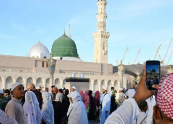 ایک ہفتے میں 60 لاکھ زائرین کی مسجد نبویؐ آمد