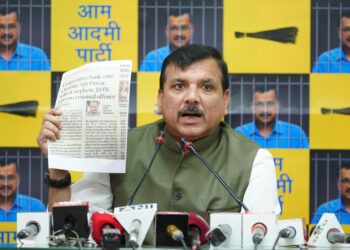 5 جی اسپیکٹرم لائسنس کی پالیسی میں کی گئی تبدیلیاں بڑا گھوٹالہ:سنجے سنگھ