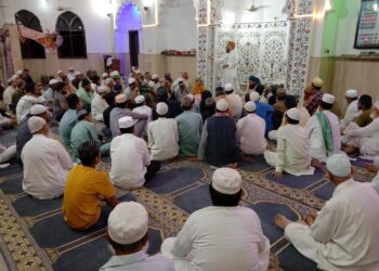 مرکز اہلسنت مسجد شیخان میں یوم شہادت مولائے کائنات کی مناسبت سے جلسہ