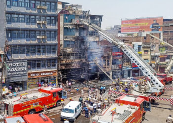 پٹنہ جنکشن کے قریب ہوٹل میں لگی آگ،چھ کی موت، متعدد زخمی