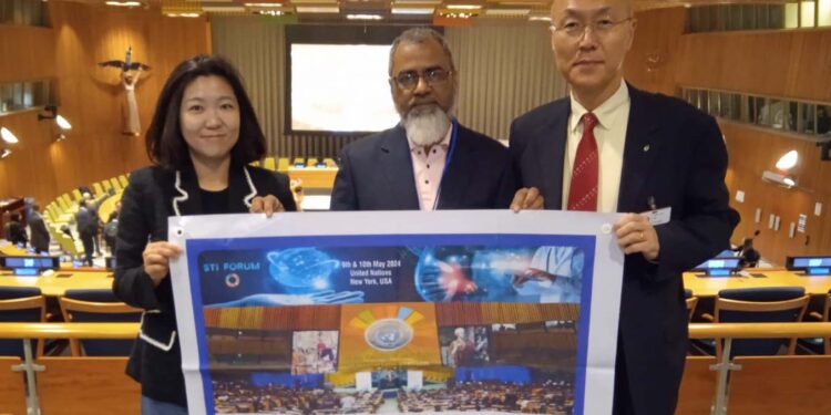 سائنس، ٹکنالوجی اور اختراع پر نواں سالانہ ملٹی اسٹیک ہولڈر فورم اقوام متحدہ کے ہیڈ کوارٹر، نیویارک میں منعقد