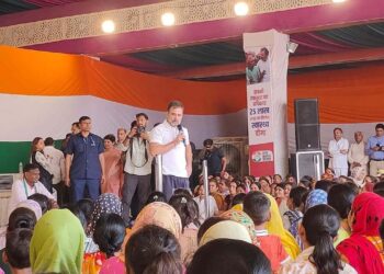 ہر شعبے میں 50 فیصد خواتین کی حصہ داری کو یقینی بنائیں گے: راہل گاندھی