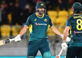 آسٹریلیا نے ٹی- 20 پریکٹس میچ میں نامیبیا کو سات وکٹ سے شکست دی