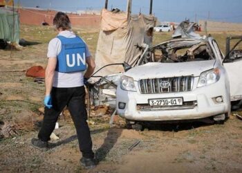 غزہ میں اسرائیل کا اقوام متحدہ کی گاڑی پر حملہ؛ 2 غیر ملکی اہلکار ہلاک