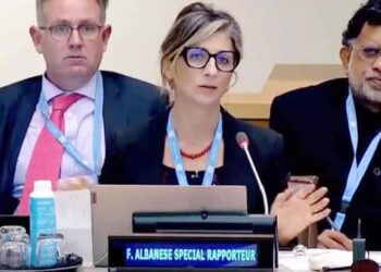 نمائندہ اقوام متحدہ نے اسرائیل پر پابندیاں عائد کرنے کا مطالبہ کردیا