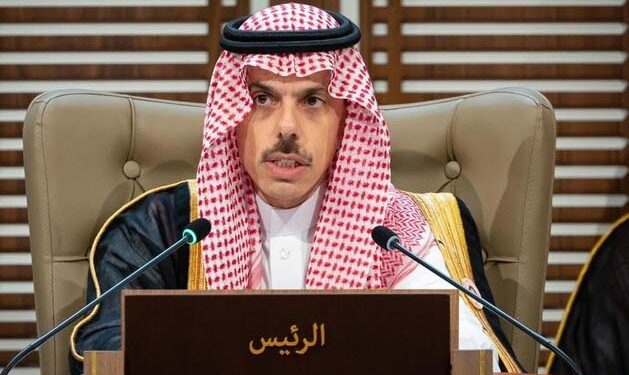 غزہ میں فوری جنگ بندی کیلئےعالمی برادری مداخلت کرے، سعودی وزیرخارجہ کا پھر مطالبہ