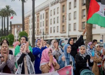 مراکش: ہزاروں شہریوں کا اسرائیل سے تعلقات کے خاتمے اور جنگ بندی کے حق میں مظاہرہ