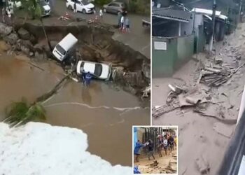 برازیل میں بارشوں سے تباہی ؛ 29 ہلاک اور 60 لاپتا