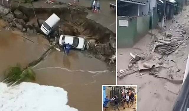 برازیل میں بارشوں سے تباہی ؛ 29 ہلاک اور 60 لاپتا