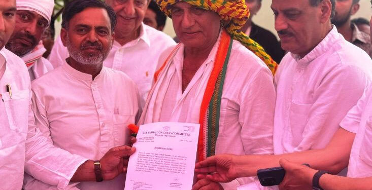 کانگریس لیڈر ارشد حسین ٹائیں گروگرام لوک کا اوبزرور منتخب