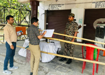 اسٹرانگ روم کامعائنہ