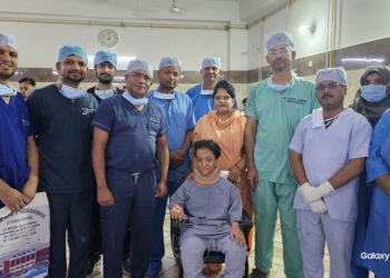 جے این ایم سی میں نادر قسم کی سرجری انجام دی گئی