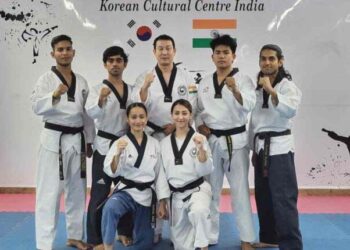کورین کلچرل سنٹر کے چھ تائیکوانڈو طلباء نے ہندوستانی قومی ٹیم میں جگہ بنائی