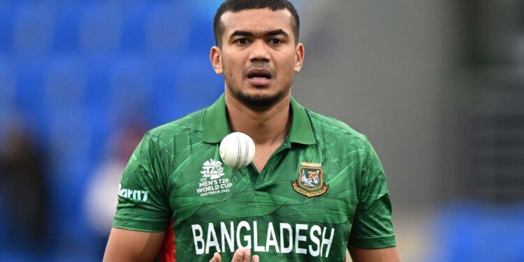 بنگلہ دیش کے ٹی ٹوئنٹی ورلڈ کپ اسکواڈ میں زخمی تسکین احمد