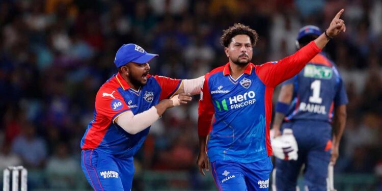 راجستھان ڈیتھ اوورز میں کلدیپ کے اسپن میں پھنسی