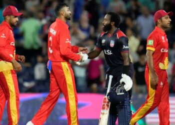 ٹی ٹوئنٹی ورلڈ کپ کے افتتاحی میچ میں ہی امریکہ کے نام کئی ریکارڈ درج