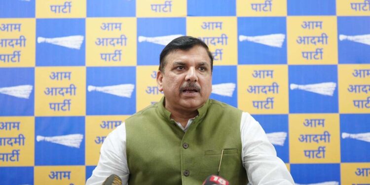 ہریانہ کی بی جے پی حکومت دہلی کا پانی روک کر ہم سے دشمنی کر رہی ہے: سنجے سنگھ