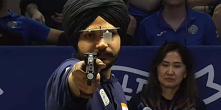 سربجوت نے میونخ ورلڈ کپ میں ہندوستان کا کھاتہ سونے کے ساتھ کھولا