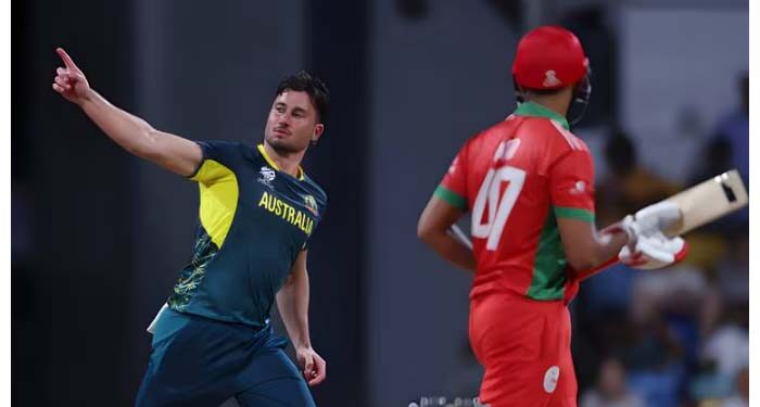 اسٹوئنس کی آل راؤنڈ کارکردگی، آسٹریلیا نے عمان کو 39 رن سے دی شکست