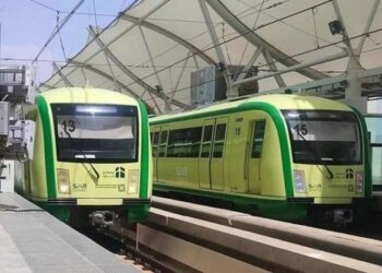 سعودی عرب کی میٹرو میں ریکارڈ  2.2 ملین حاجیوں کا سفر