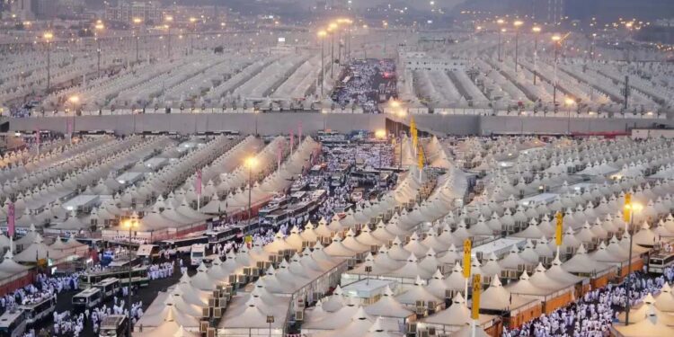 میدان عرفات میں شدید گرمی، یلو الرٹ جاری