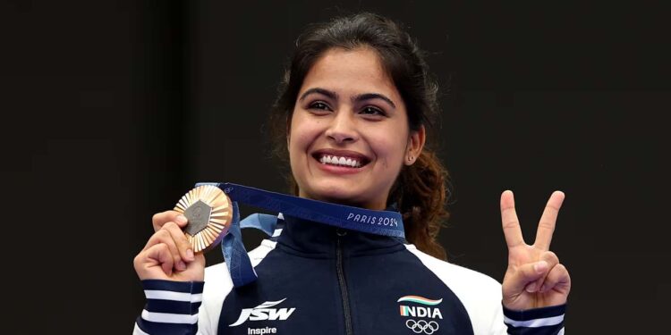 پیرس اولمپکس میں منو بھاکر کا جلوہ ، ایسا کرنے والی پہلی ہندوستانی کھلاڑی بن گئیں