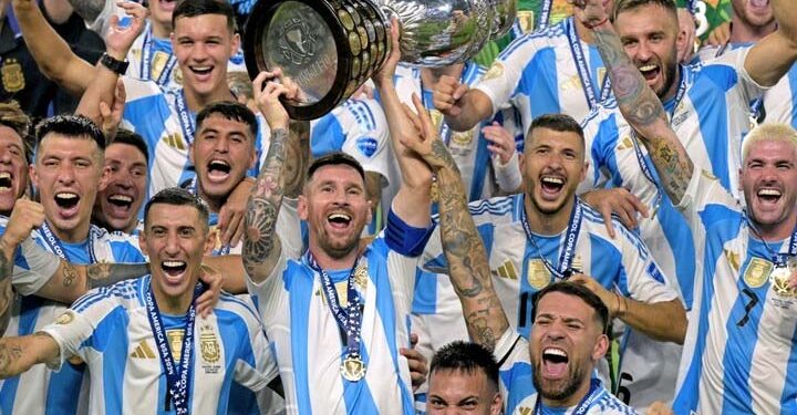 ارجنٹینا کا ایک اور ریکارڈ، 16ویں بار کوپا امریکہ کا ٹائٹل جیت لیا