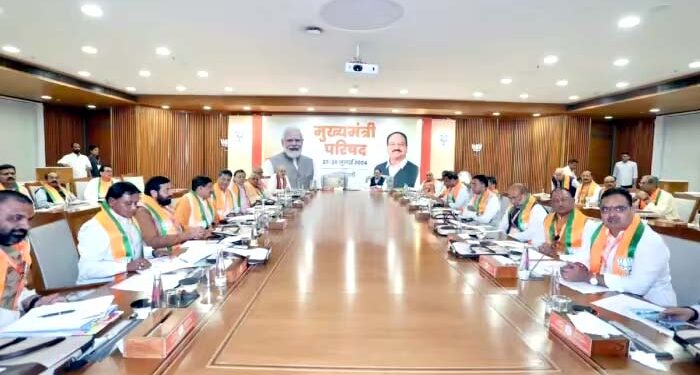 بی جے پی کے وزرائے اعلیٰ کی میٹنگ اختتام پذیر