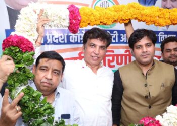 کانگریس ریاستی دفتر میں اقلیتی محکمہ کی ایگزیکٹو میٹنگ منعقد