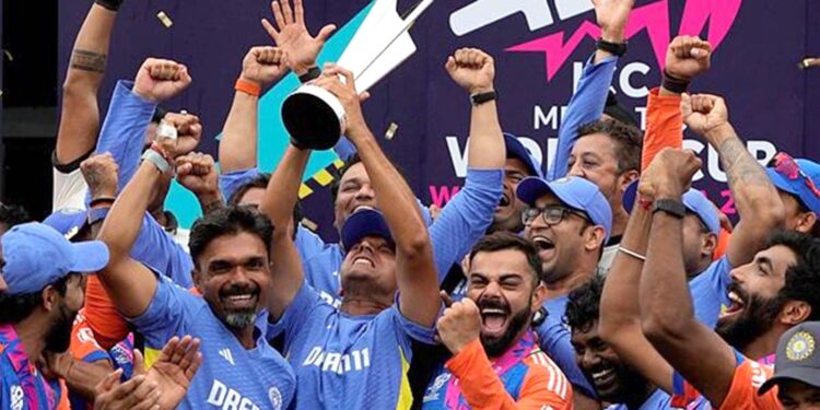 ہندوستان نے جیتا 17سال بعد دوسری مرتبہ ٹونٹی ٹونٹی عالمی کپ