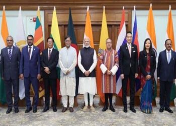 وزیر اعظم مودی سے بی آئی ایم ایس ٹی ای سی کے وزراء خارجہ نے ملاقات کی