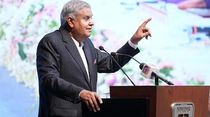 وکست بھارت کا تصور ایک مقدس مشن :نائب صدرجمہوریہ