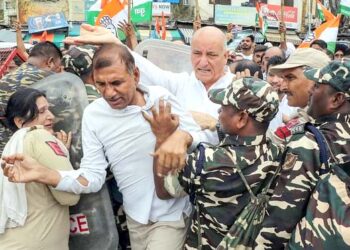 بڑھتے ہوئے ملی ٹنسی واقعات کے خلاف جموں میں کانگریس کااحتجاج