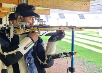 کسالے 50 میٹر رائفل تھری پوزیشن کے فائنل میں، راجیشوری اور شریاسی کو شکست