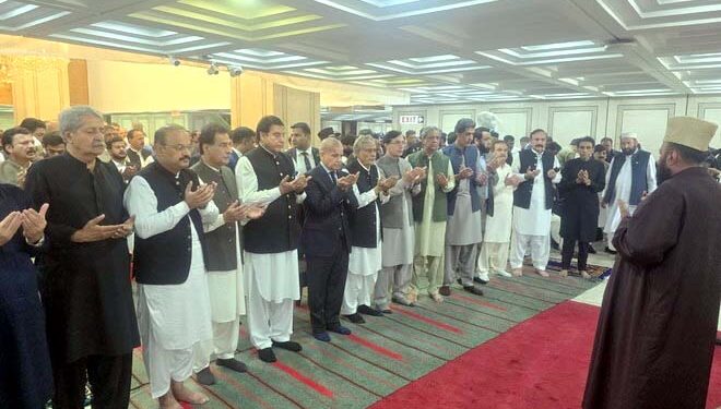 اسماعیل ہنیہ کی غائبانہ نمازِ جنازہ، وزیراعظم شہباز شریف اور ارکان پارلیمنٹ شریک ہوئے