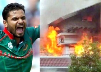 بنگلا دیش کے سابق کپتان مشرفی مرتضٰی بھی مظاہرین سے بچ نہ سکے