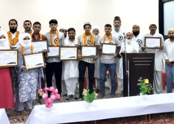 قصبہ گھاسیڑہ کے نو منتخب ملازمین کے اعزاز میں پروگرام منعقد