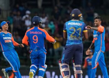 ہندوستان ا ور سری لنکا کے مابین پہلی مرتبہ میچ ٹائی ہوا