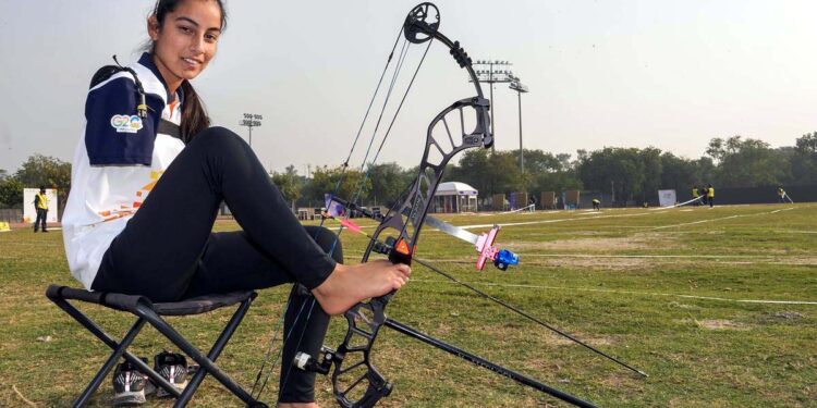 شیتل دیوی پیرا اولمپک تیر  اندازی ایونٹ کے کوارٹر فائنل میں