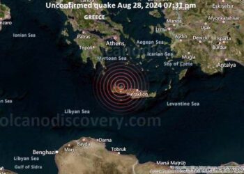 یونان کے جزیرے کریٹے میں 5.2 شدت کا زلزلہ